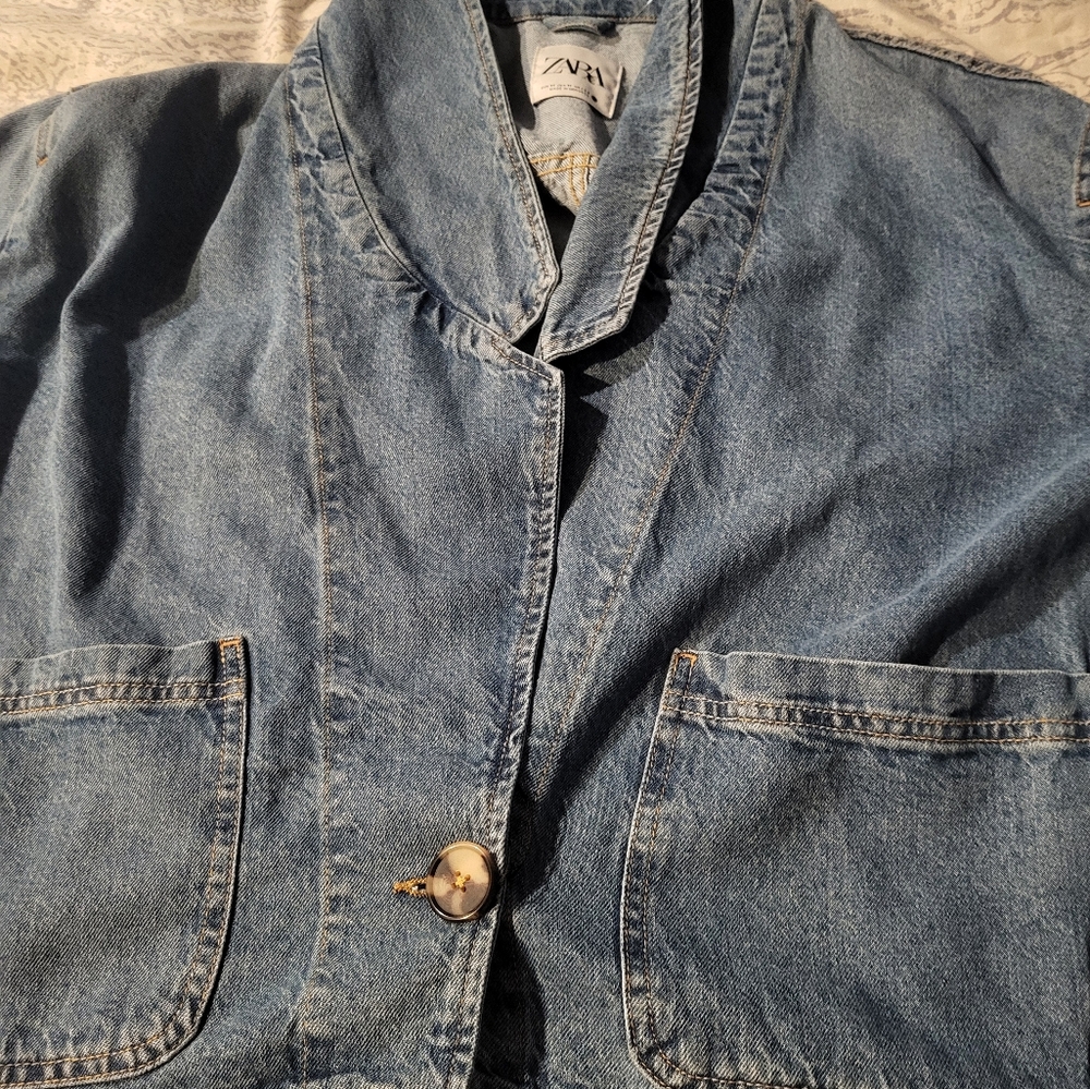 Denin cropped jacket